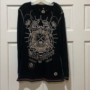Black long sleeve t shirt